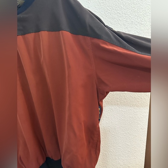 Sunice Jacket Mens XL Maroon/brown Long Sleeve Windbreaker Golf Rain Jacket - Picture 3 of 7